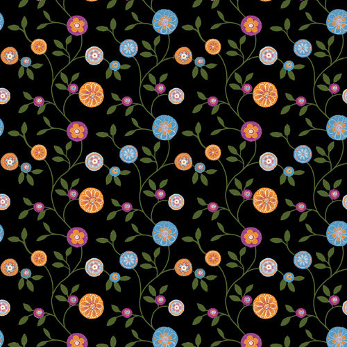 Folktown Cats Fabric Collection - Karla Gerard