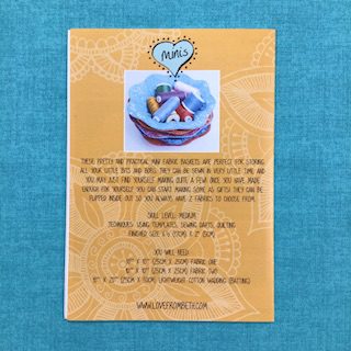 Reversible Trinket Bowl Pattern - Love From Beth