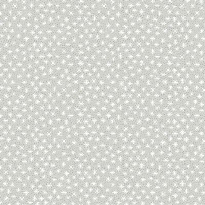 Makower Furry and Bright - Star Dot on Grey