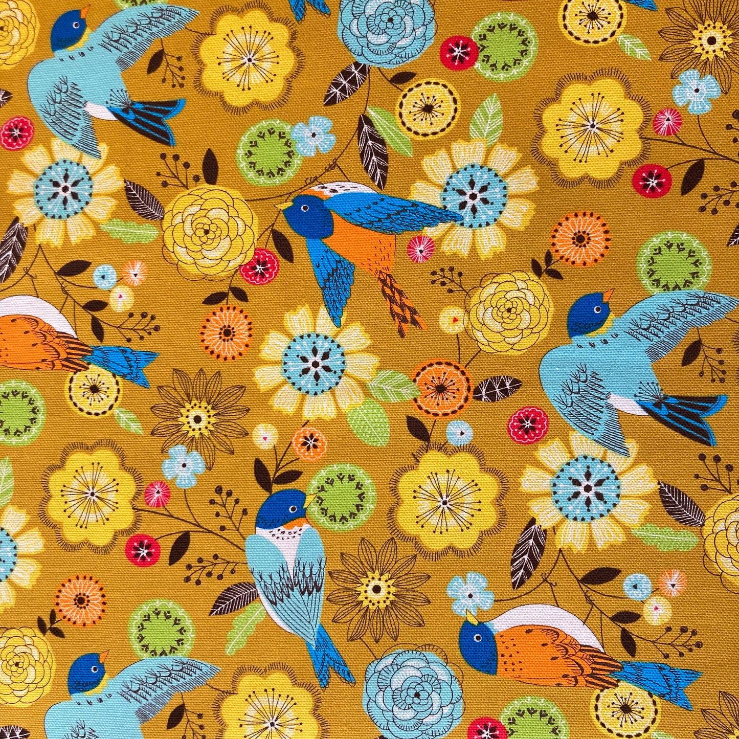 Floral Birds - Cosmo Textiles