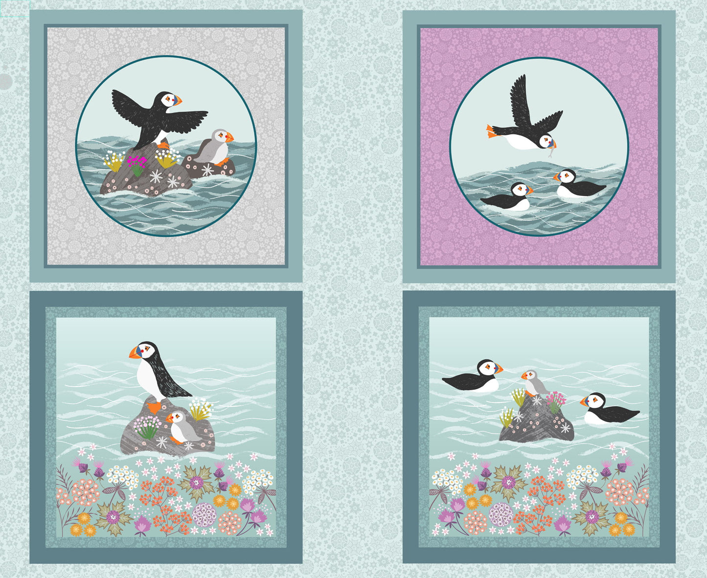Lewis & Irene - Puffin Bay Fabric Collection