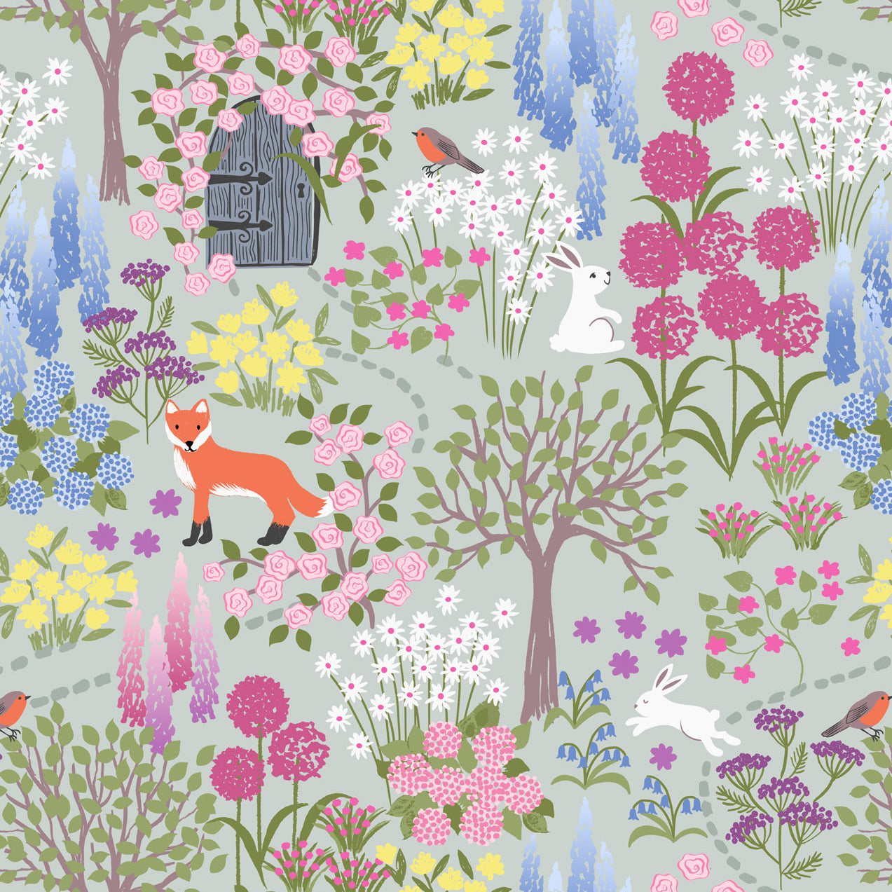 Lewis & Irene - The Secret Garden Fabric Collection