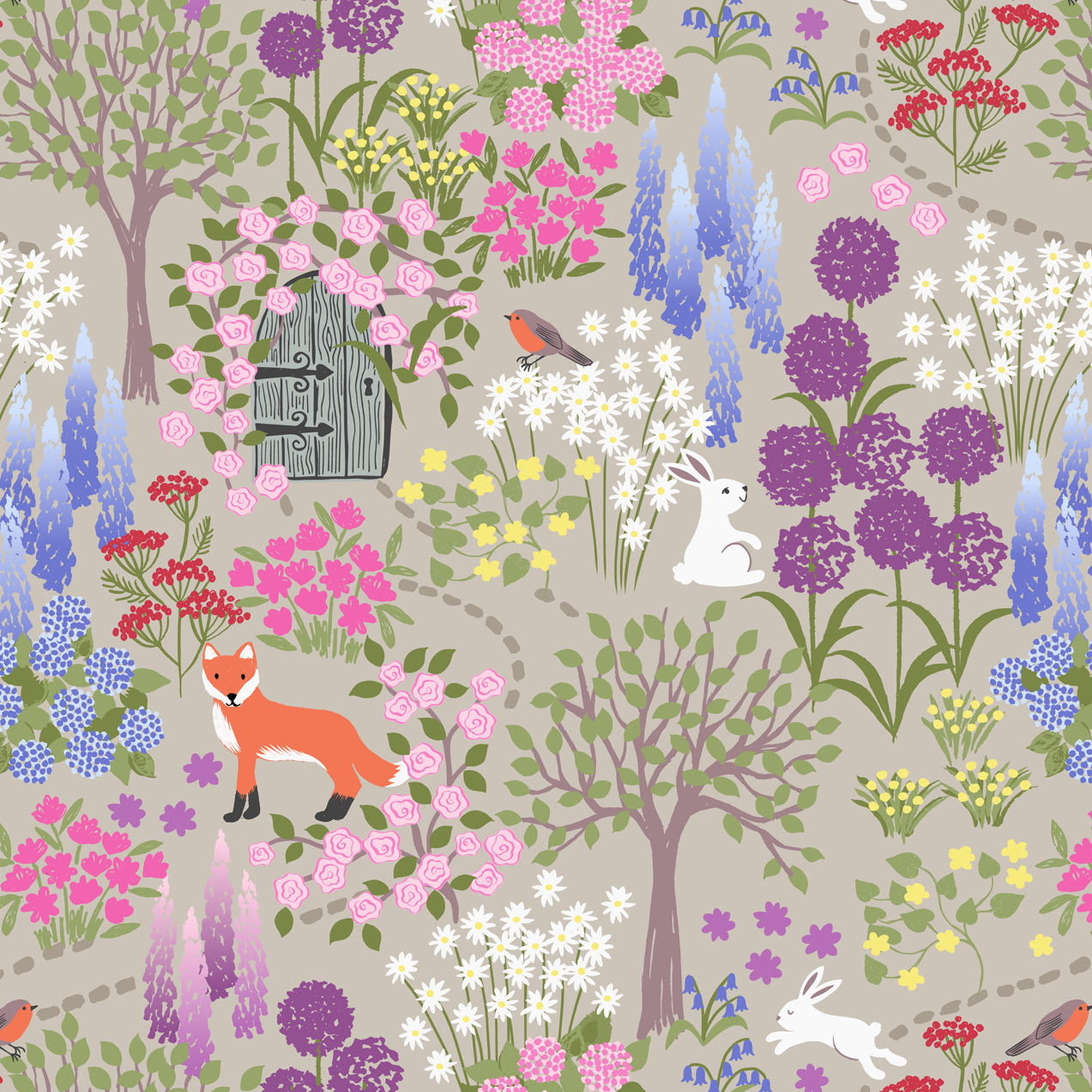 Lewis & Irene - The Secret Garden Fabric Collection
