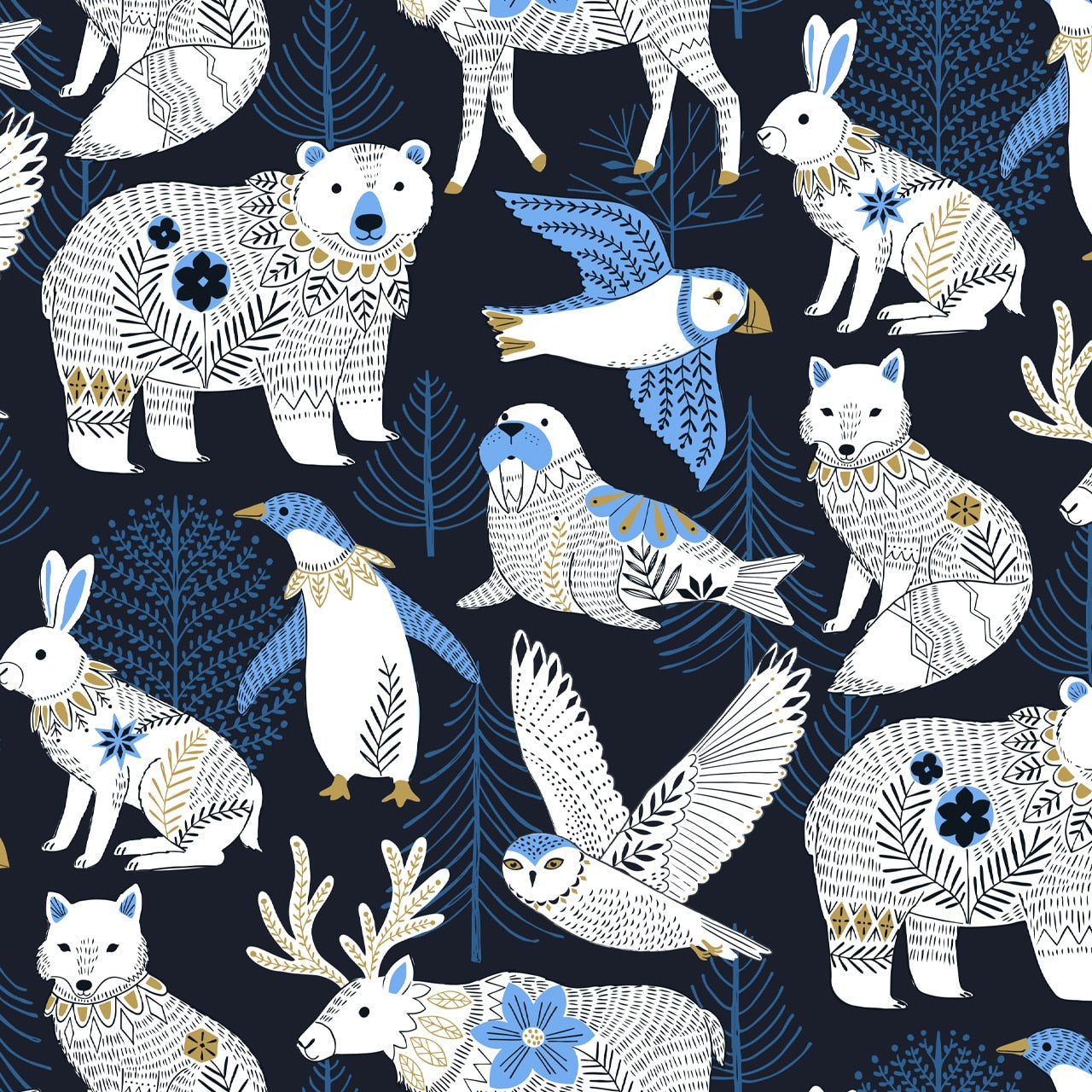 Arctic - Bethan Janine - Dashwood Studios Fabric