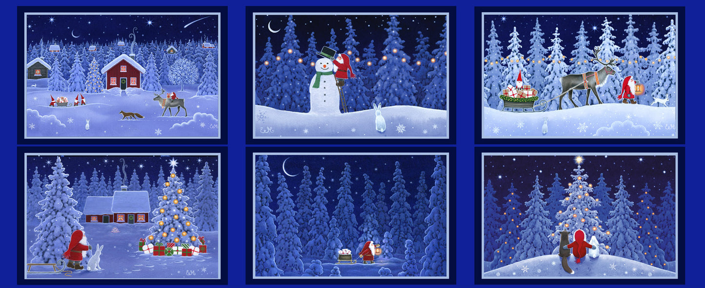 Lewis & Irene - Tomten's Forest Friends Placemats Panel