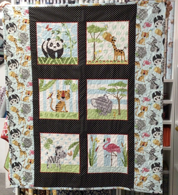 At the Zoo - Quilt Panel Kit