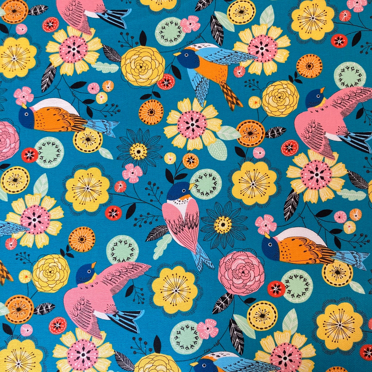 Floral Birds - Cosmo Textiles