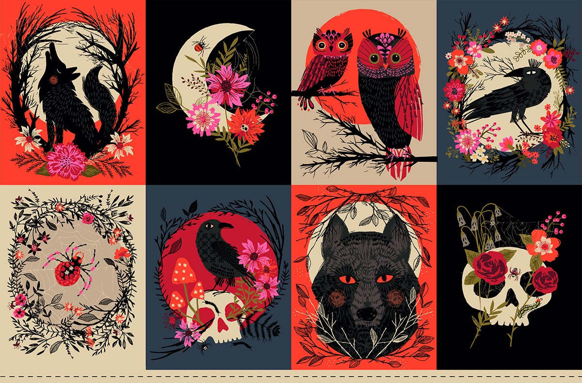 Dashwood Studios - Forest Whispers Fabric Collection