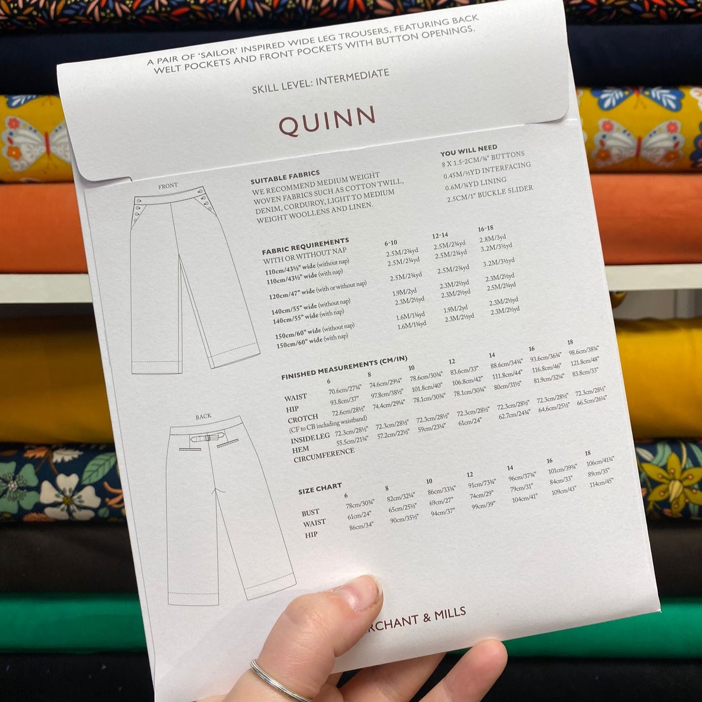 Merchant & Mills - Quinn Trousers