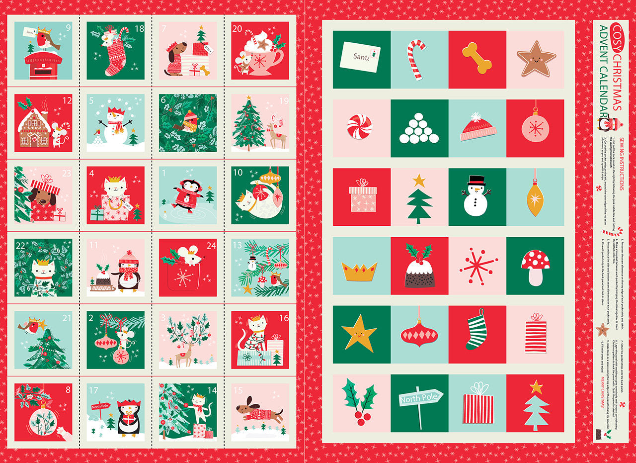 Dashwood Studio - Cosy Christmas Advent Calendar Panel