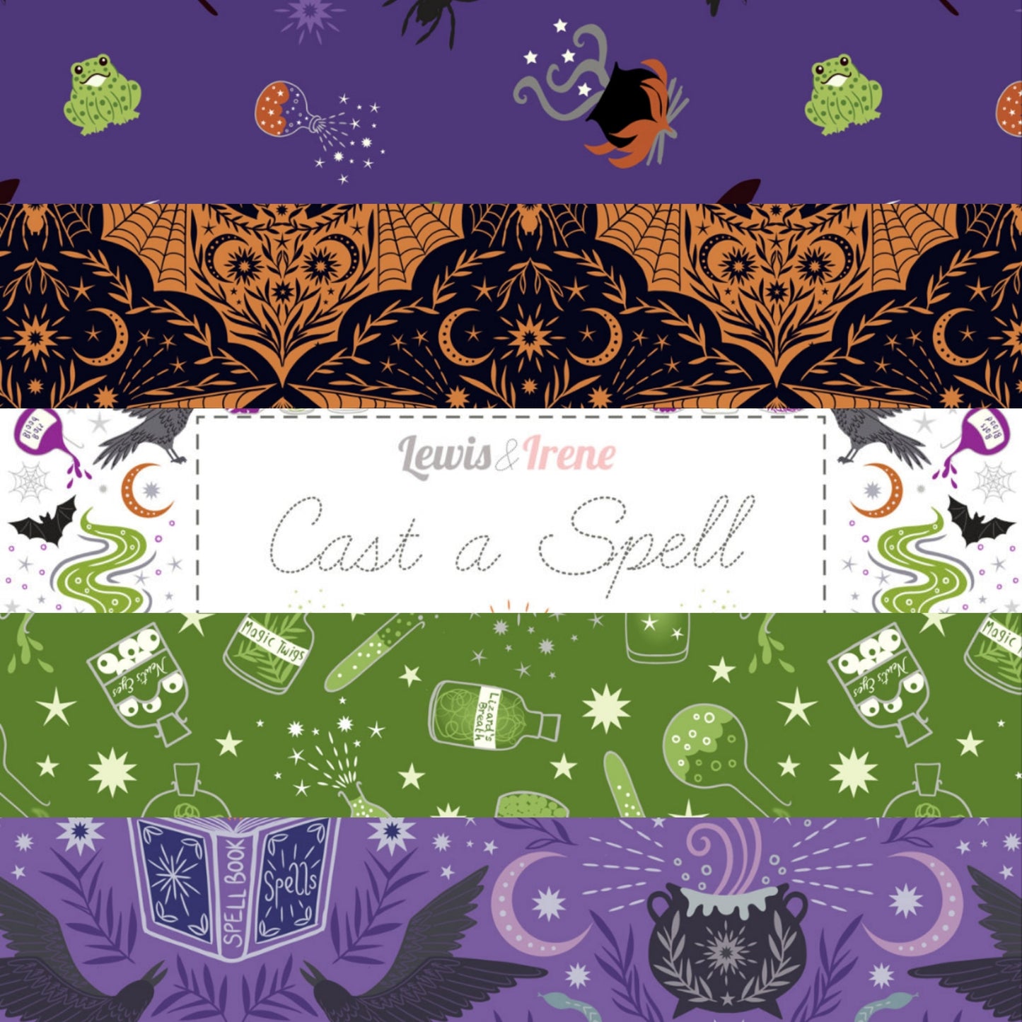 Lewis & Irene - Cast a Spell Fabric Collection