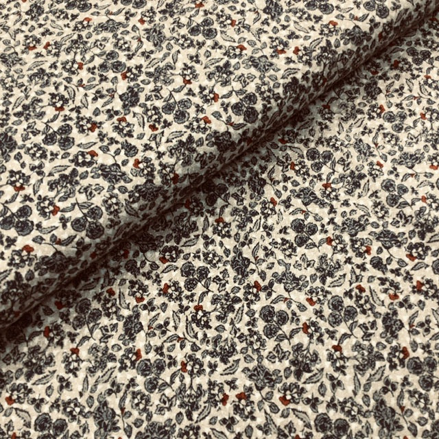 Viscose Fabric - Autumn Tea - Floral