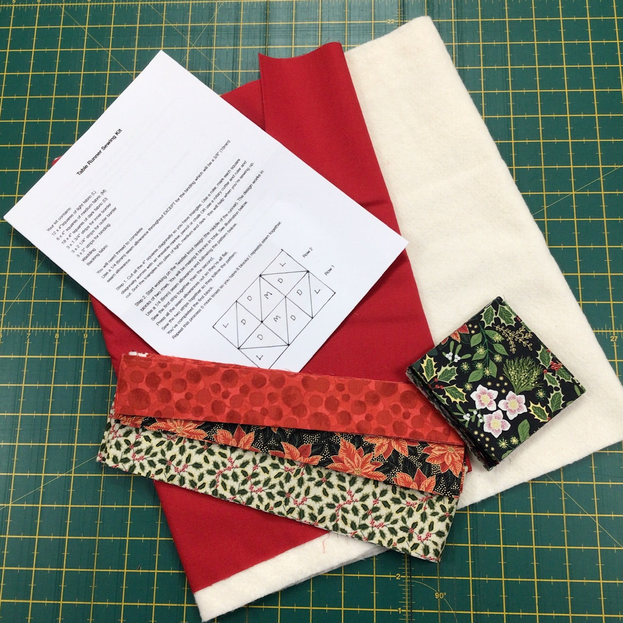 Lewis & Irene Yuletide Quilted Table Runner Kit