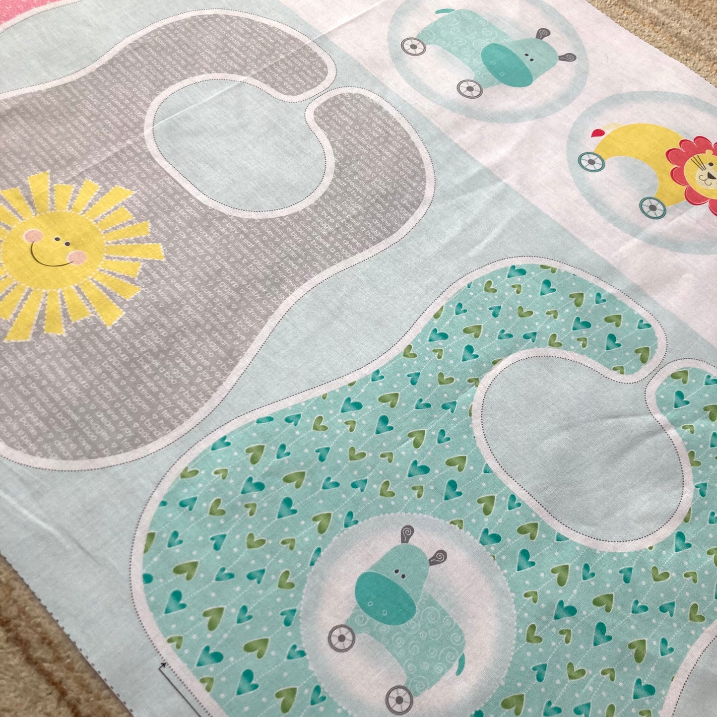 Baby Bib - Panel - My Little Sunshine