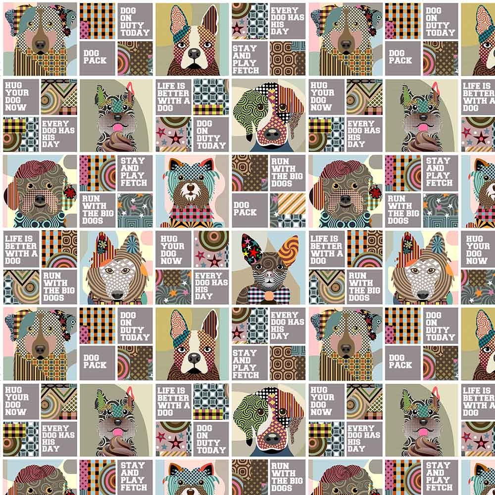 Life is Better With a Dog Fabric Collection - Lanre Adefioye