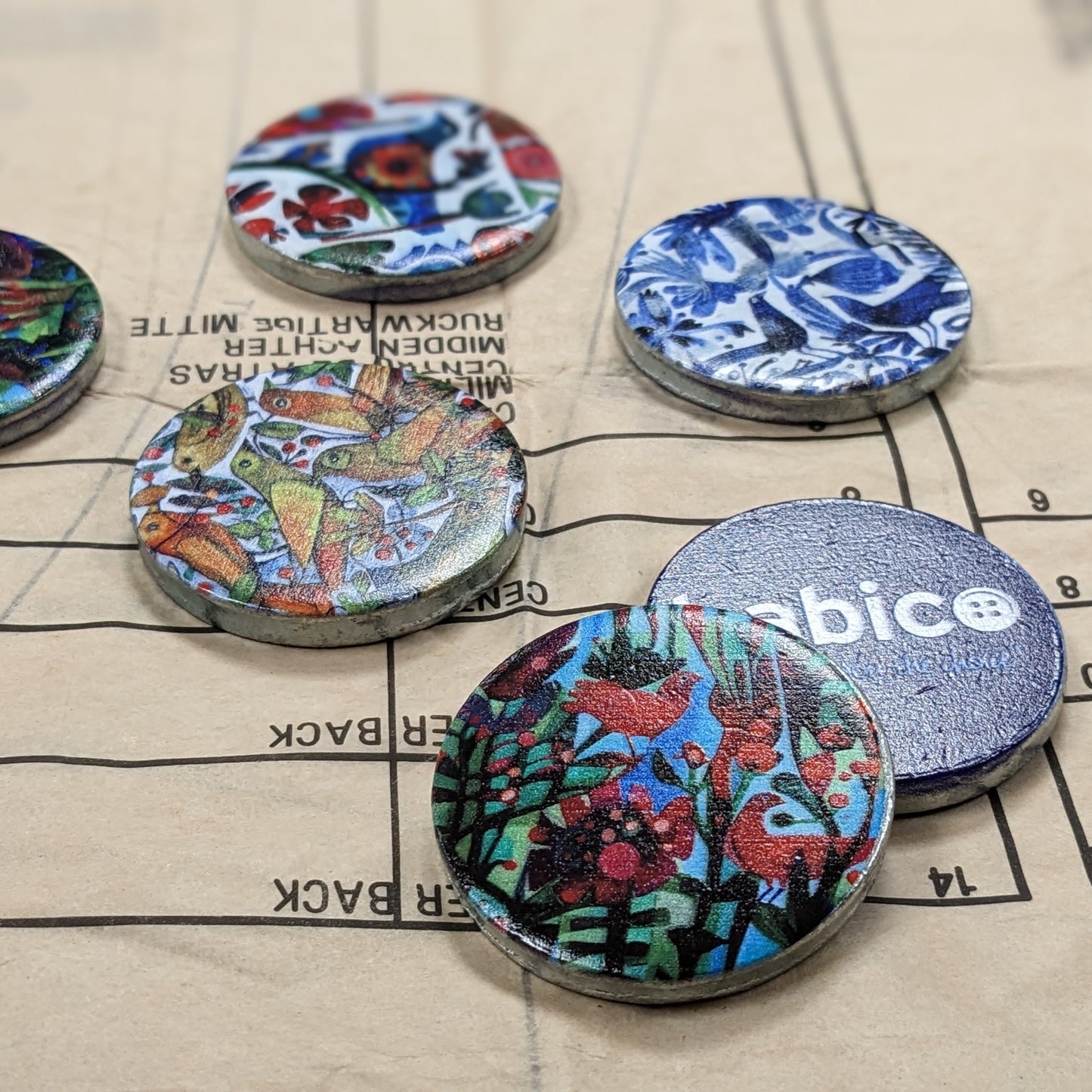 Habico Pattern Weights - Birds in Nature