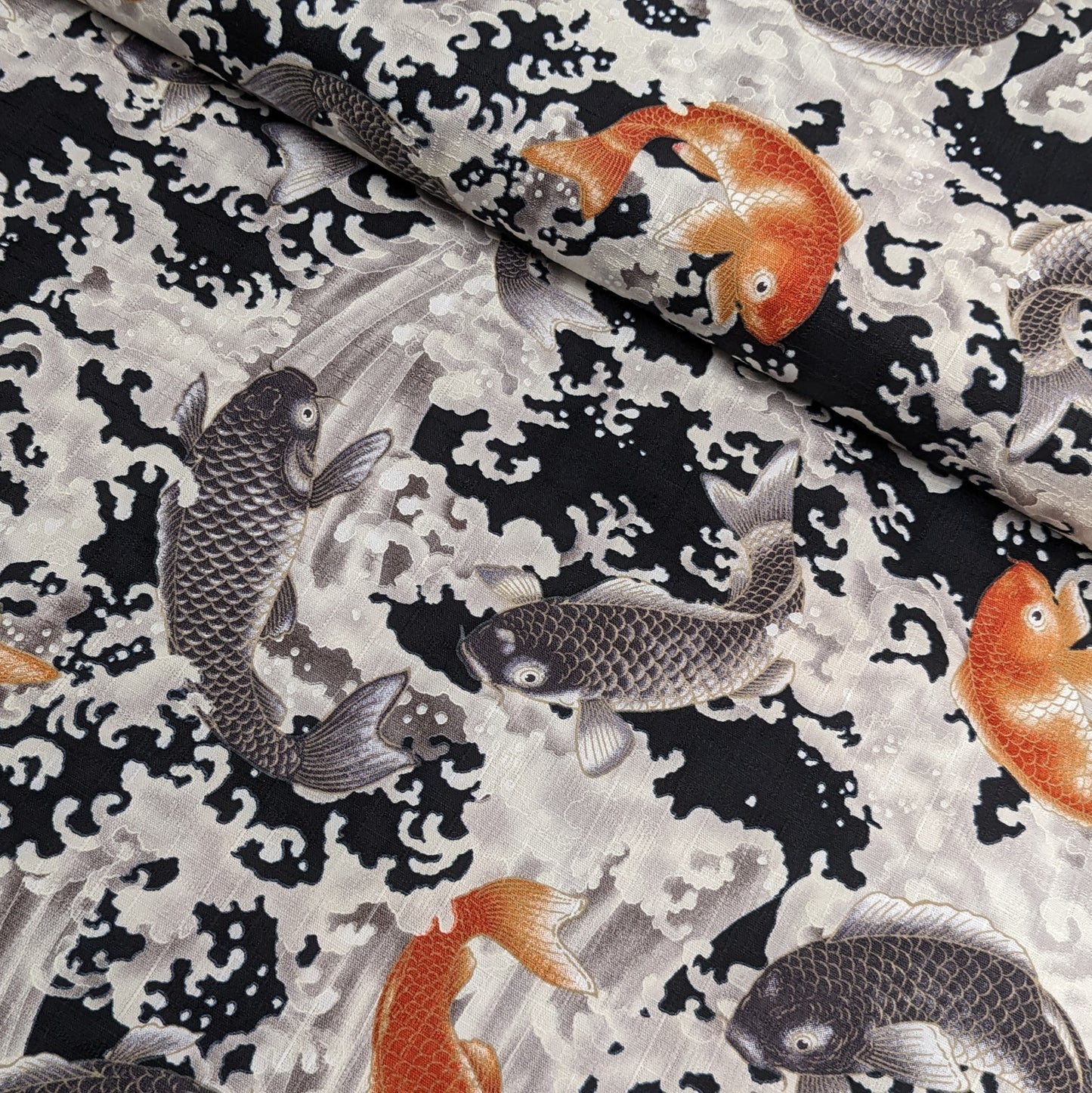 Koi Carp - Orange and Grey