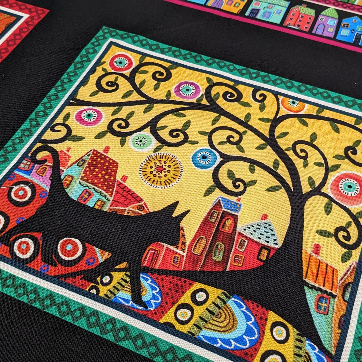Folktown Cats Fabric Collection - Karla Gerard