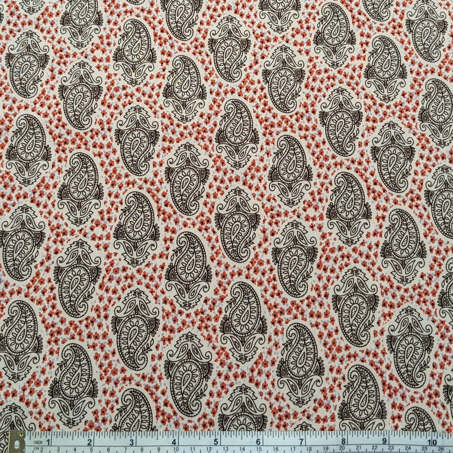 Viscose Fabric - Paisley Daisy