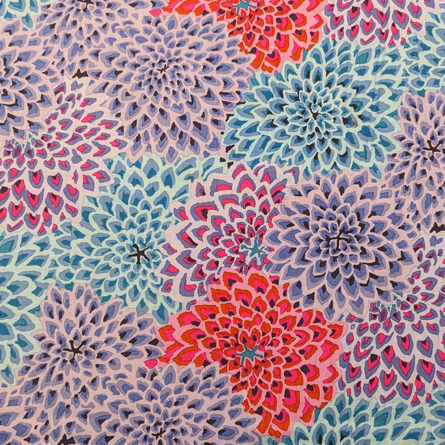 Kaffe Fassett Collective Fabric - Dahlia Blooms