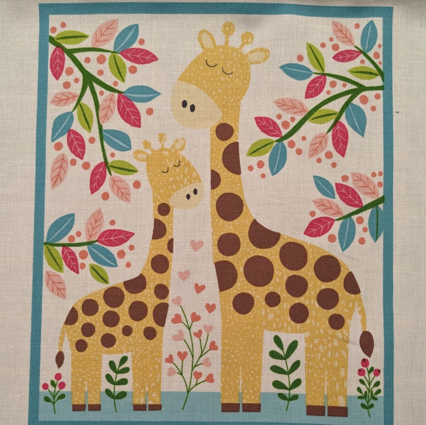Makower - In the Jungle - Cot Quilt Fabric Panel