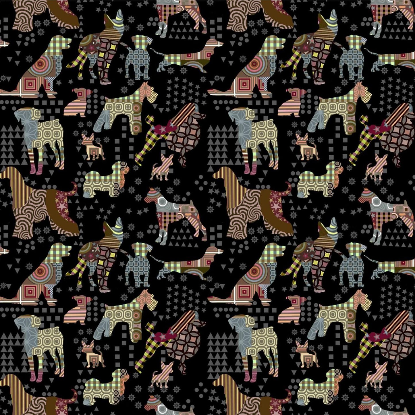Life is Better With a Dog Fabric Collection - Lanre Adefioye