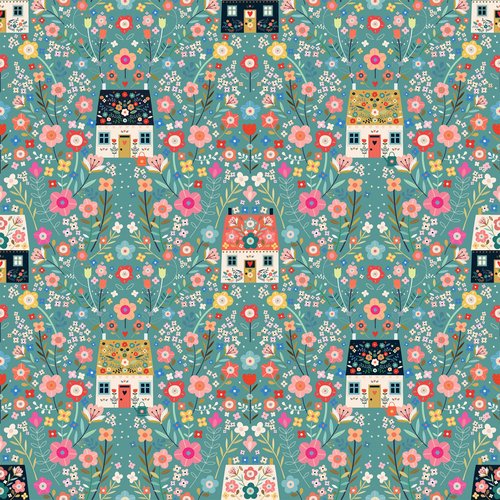 Strawberry Tea Fabric Collection - Bee Brown - Dashwood Studios