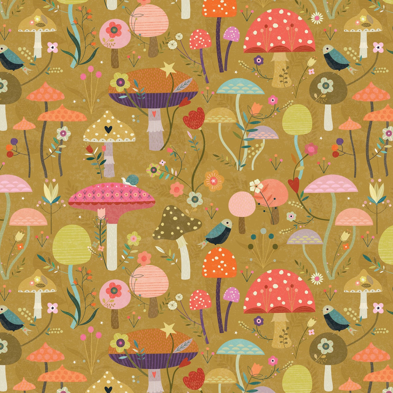 Tree of Life Fabric Collection - Bee Brown - Dashwood Studios