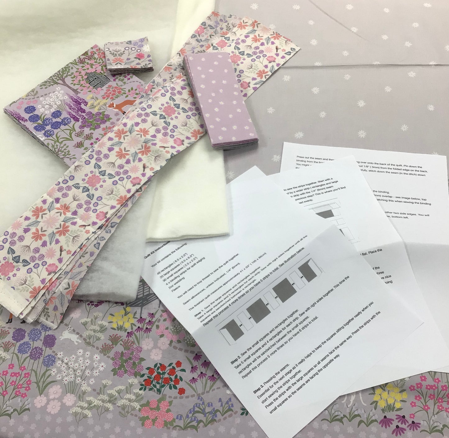 Secret Garden Quilt Kit