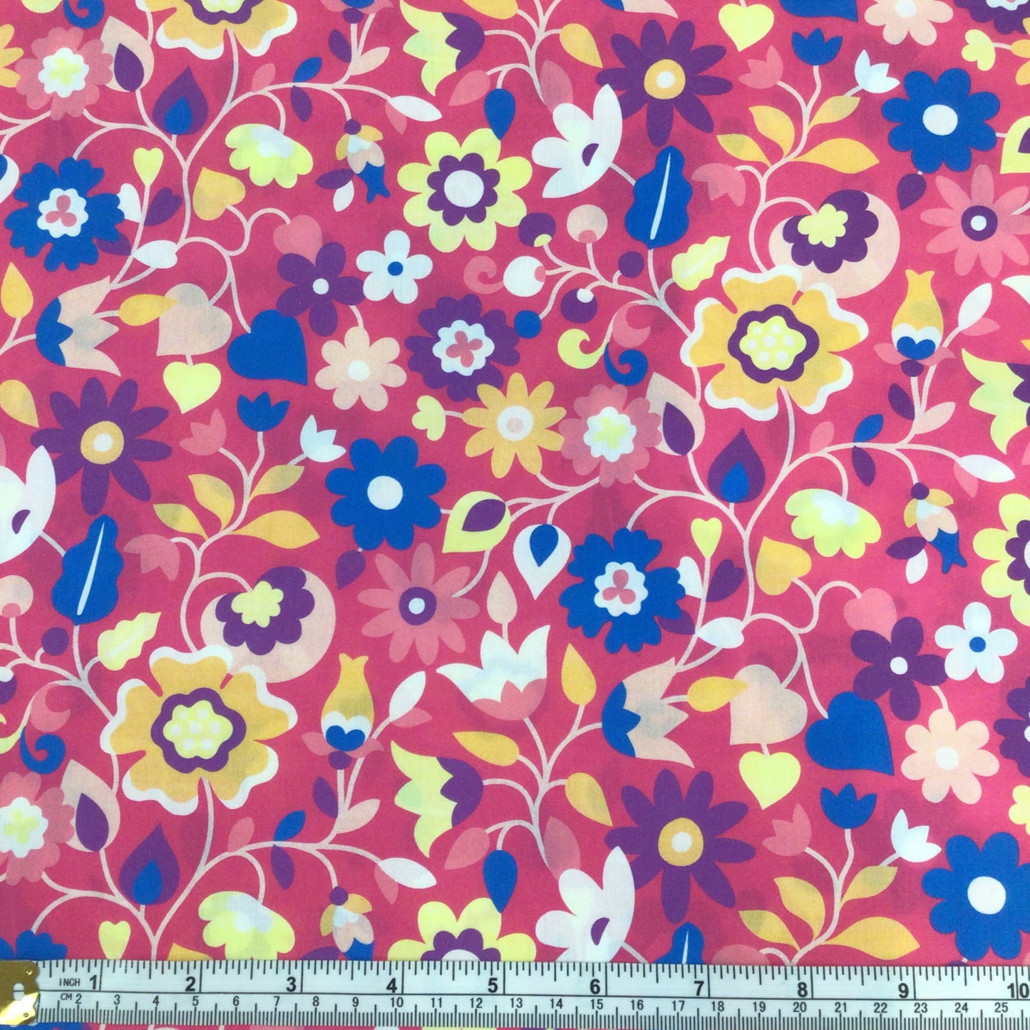 Cotton Lawn Fabric – Floral Pop