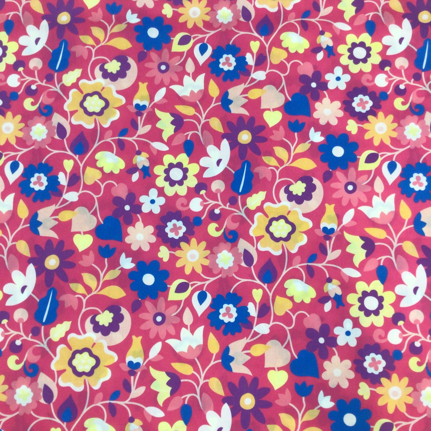 Cotton Lawn Fabric – Floral Pop