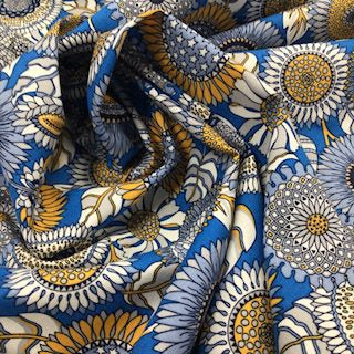 Cotton Poplin Fabric – Sunflowers