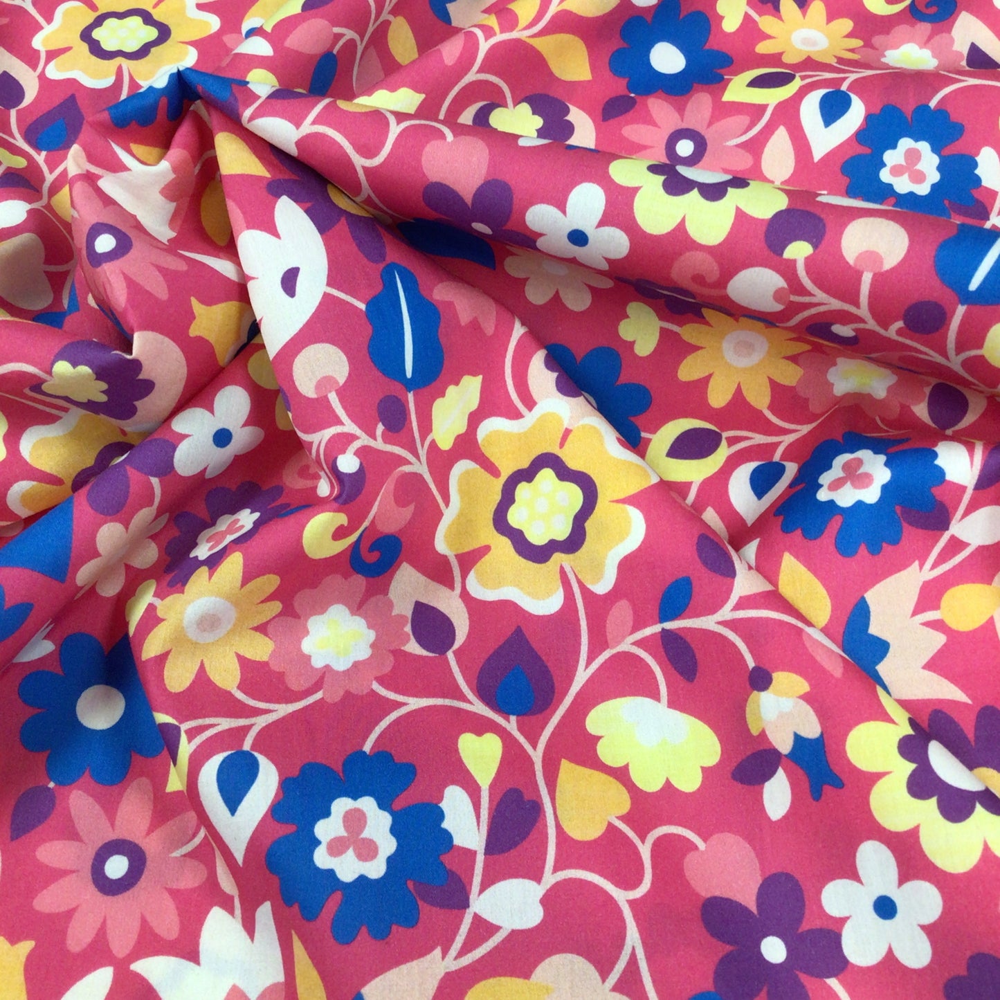 Cotton Lawn Fabric – Floral Pop