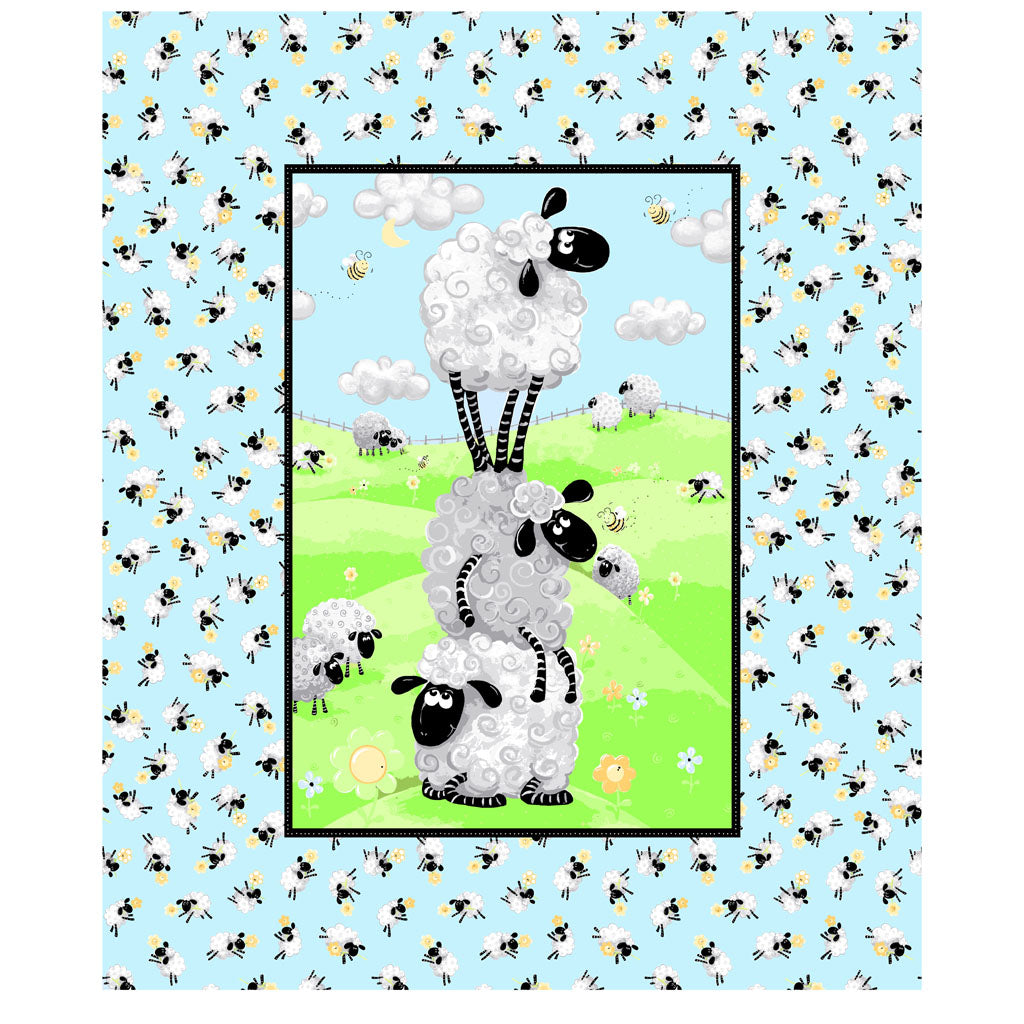 World of Suzybee Panel - Lewe the Ewe