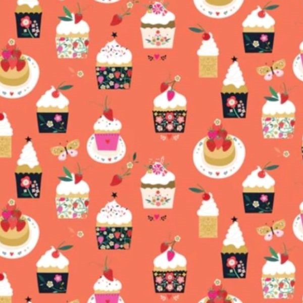 Strawberry Tea Fabric Collection - Bee Brown - Dashwood Studios