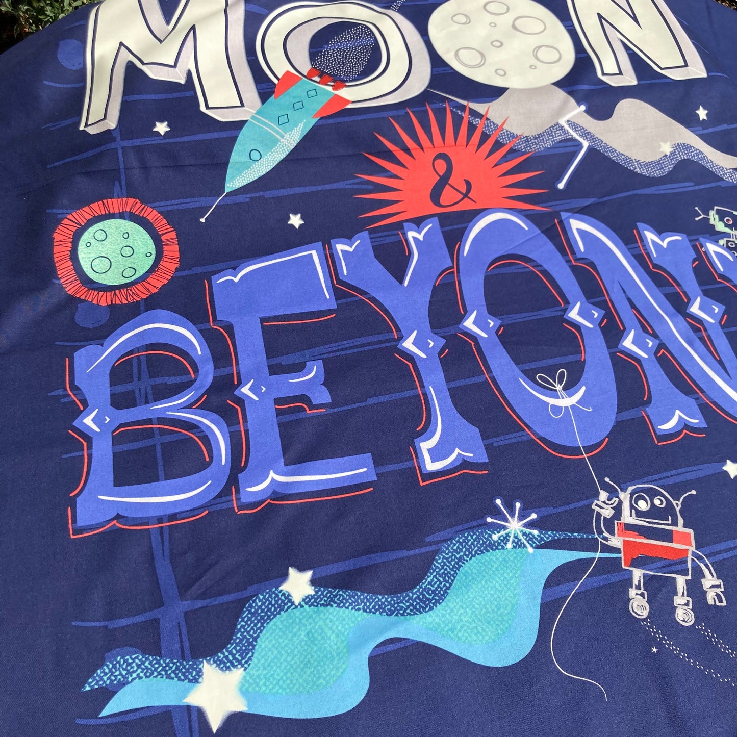 To the Moon and Beyond - Glow in the Dark Panel and Coordinate - Camelot Fabrics