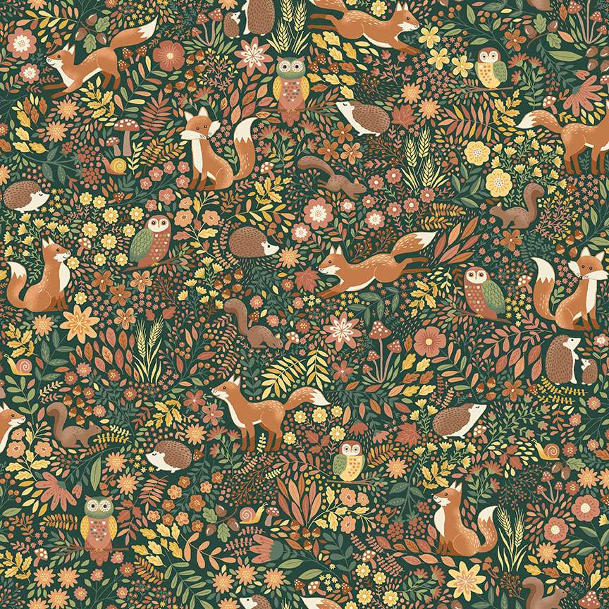 Hello Autumn - Wild Wood - Makower