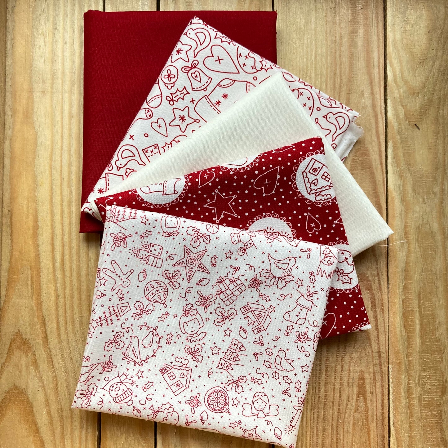 Redwork Fat Quarter Bundle