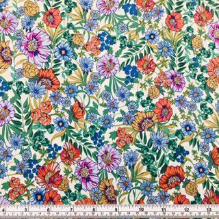 Cotton Lawn Fabric – Country Garden Floral