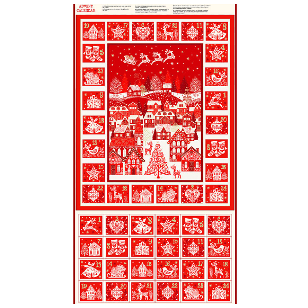 Makower - Scandi Advent Calendar Panel