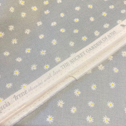 Sale - The Secret Garden - Daisies on Grey - Lewis & Irene