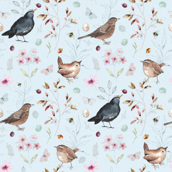 Birdsong fabric, susan wheeler