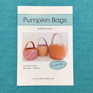 Pumpkin Bags Pattern - Love From Beth
