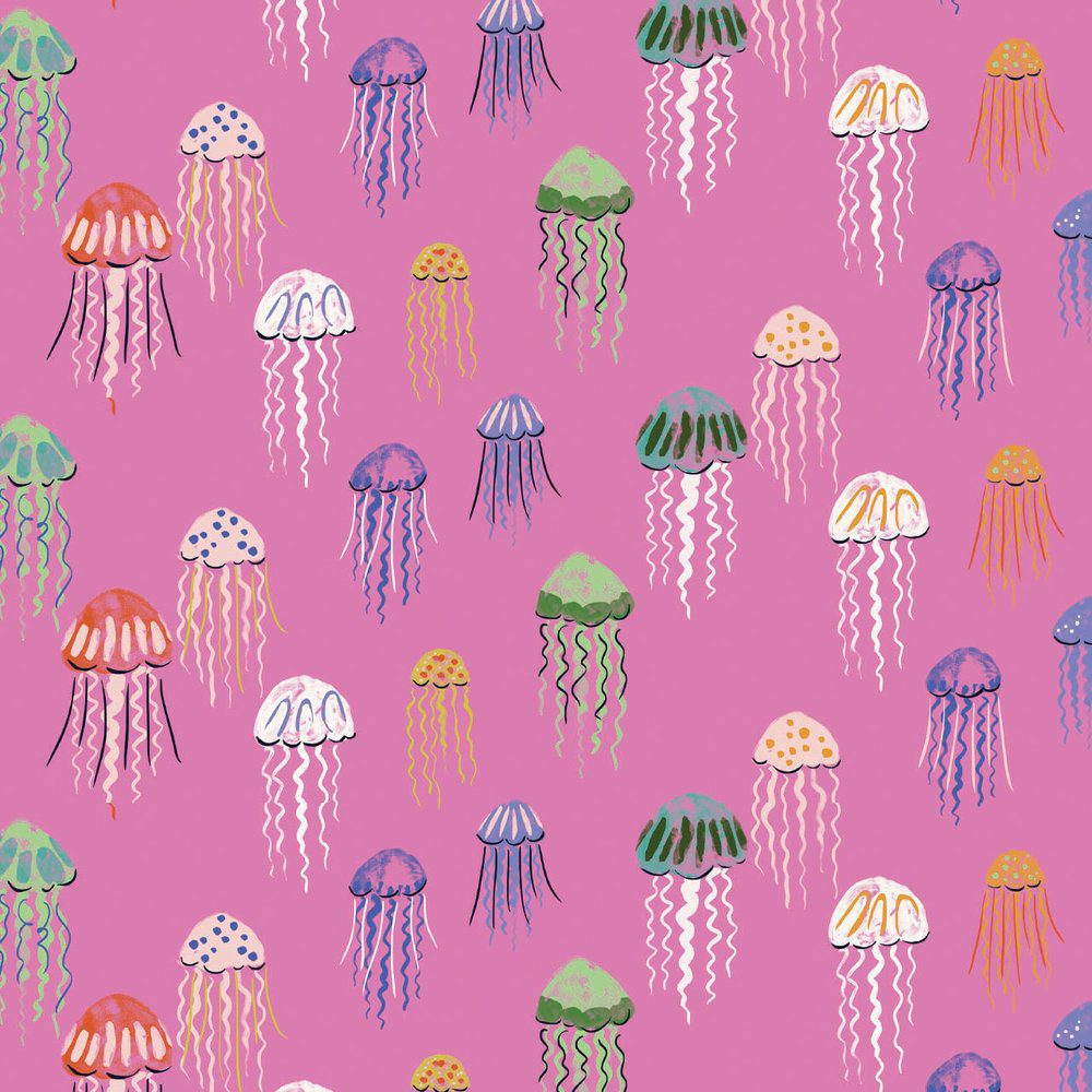Dashwood Studios – Aquatic Paradise – Jellyfish on Pink