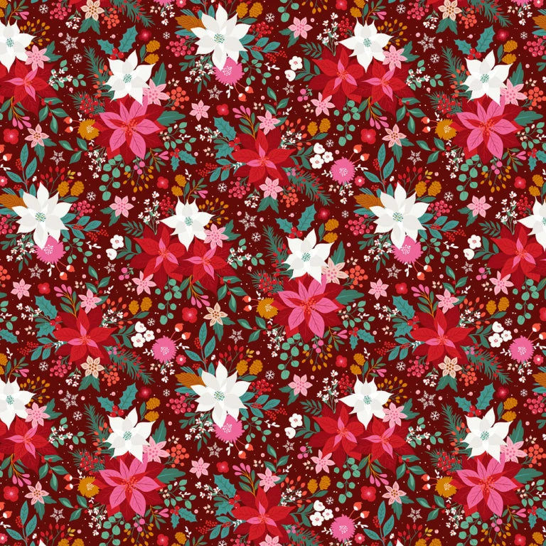 Deck the Halls - Christmas Fabric - Thread and Ink