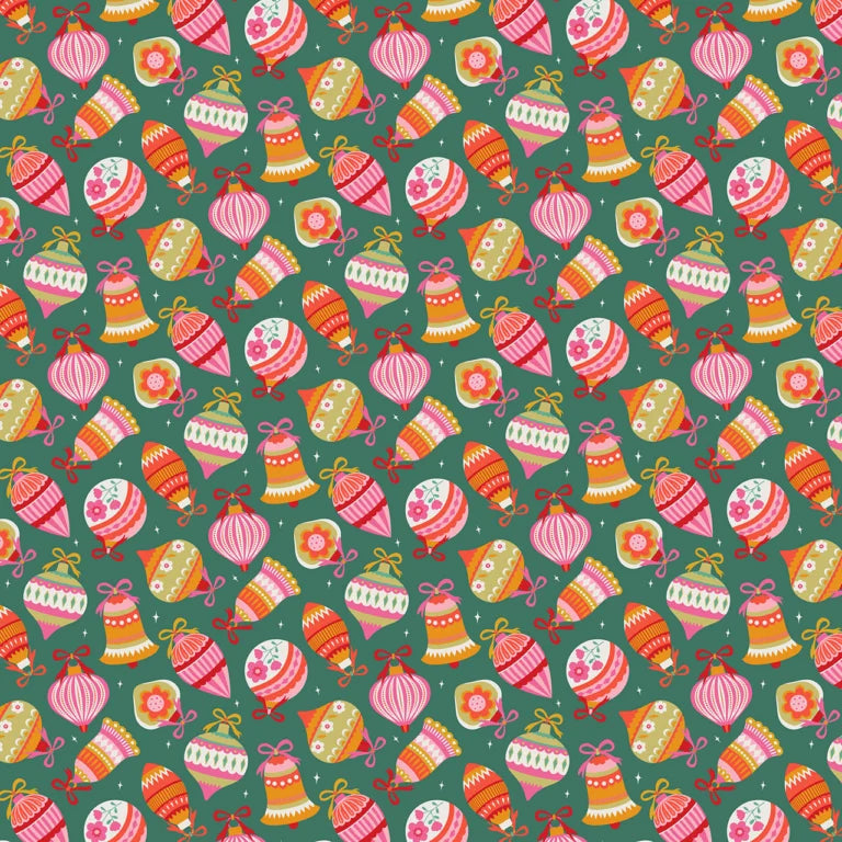 Deck the Halls - Christmas Fabric - Thread and Ink