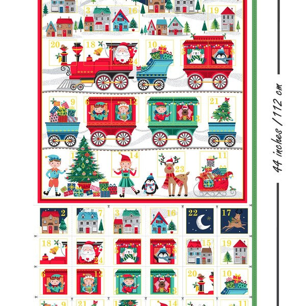 Santa Express - Advent Calendar Panel - Makower