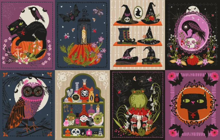 Hocus Pocus - Halloween Cotton Prints - Thread and Ink