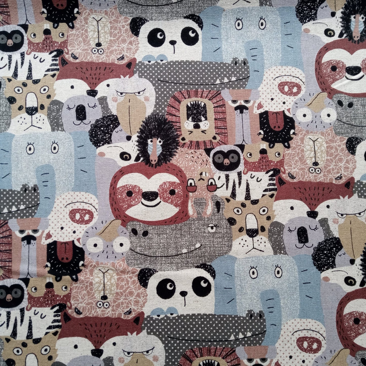 Jungle Animals - Japanese Fabric