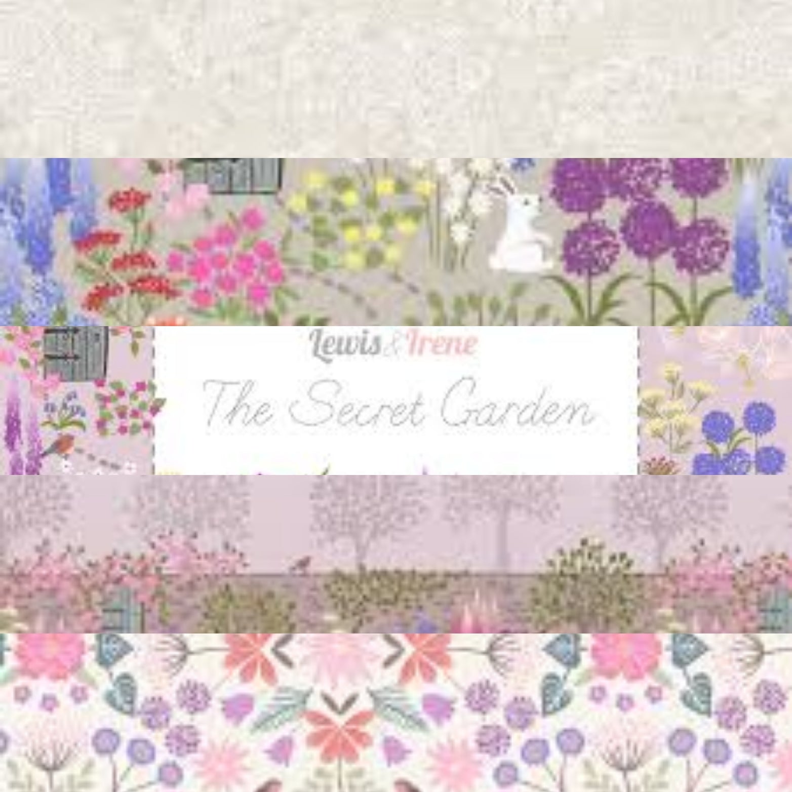 Lewis & Irene - The Secret Garden Fabric Collection
